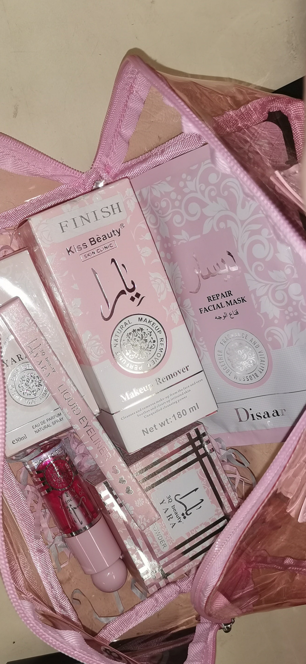 Yara pink bag sets