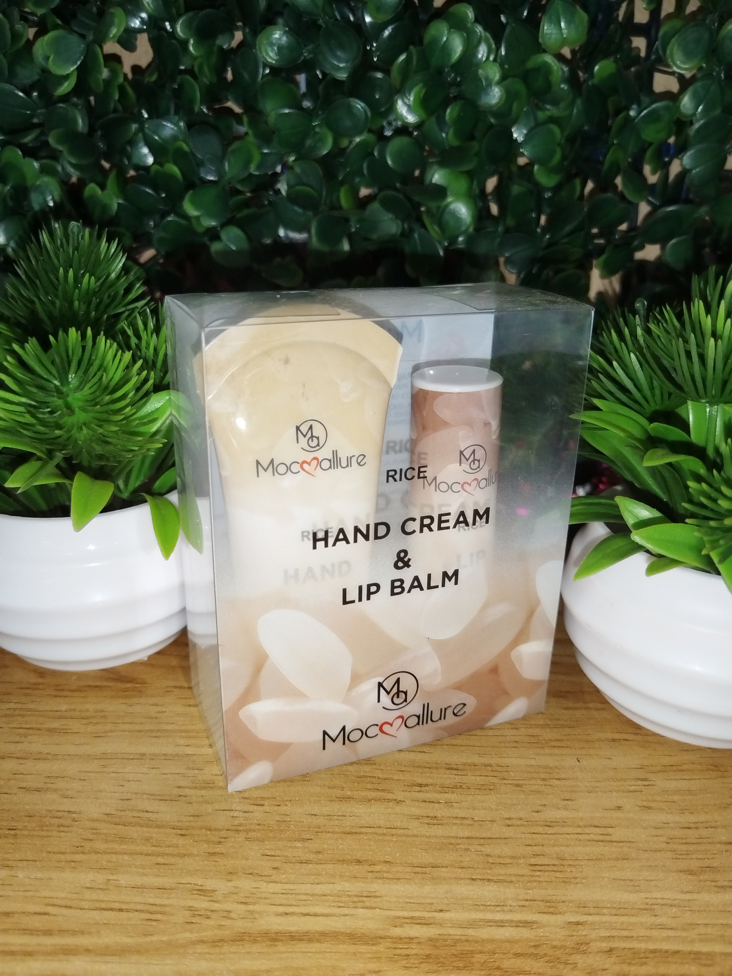 Rice Hand Cream & Lip Balm
