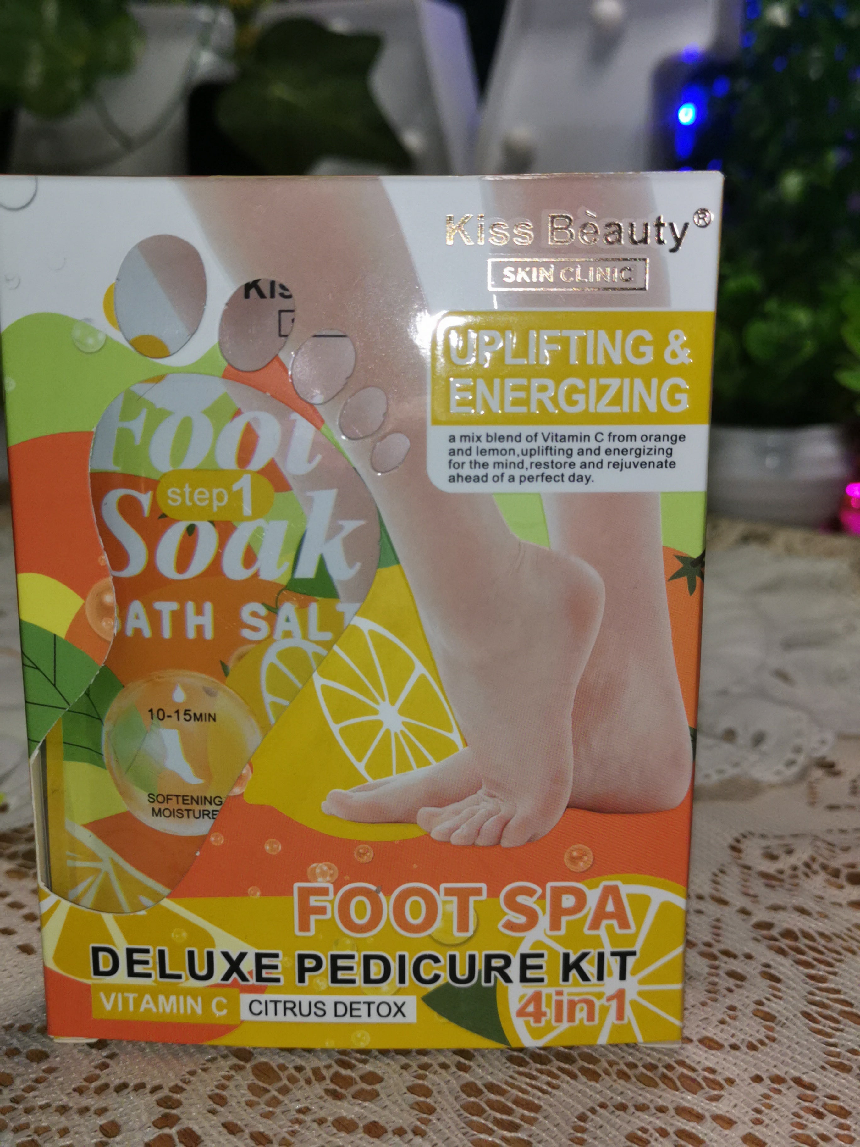 Foot spa deluxe pedicure kit
